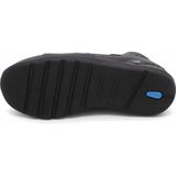 Wolky Hoge veterschoenen Why zwart leer