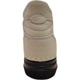 Wolky Hoge veterschoenen Why wit leer