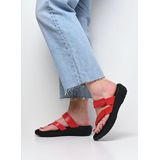 Wolky - 00202 Hobie - Slippers - Zwart - Leer