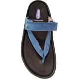 Wolky - Dames Slippers - Blauw - Leer