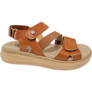 Wolky - Amara - Sandalen - Cognac - Leer