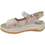 Wolky Adura - Beige Dames Sandaal met Klittenbandsluitingen