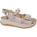 Wolky Adura - Beige Dames Sandaal met Klittenbandsluitingen