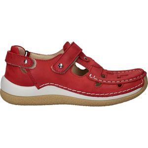 Wolky - 04528 Esperanza - Bandschoenen - Zwart - Leer - Klittenbandsluiting