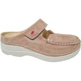 Wolky - 06227 Roll Slipper - Slipper - Zwart - Leer