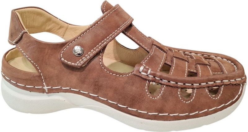 Wolky - 07204 Rolling Sun - Bandschoenen - Zwart - Leer