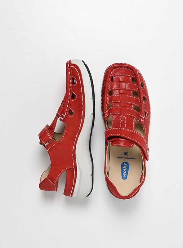 Wolky - 07204 Rolling Sun - Sandalen - Zwart - Leer