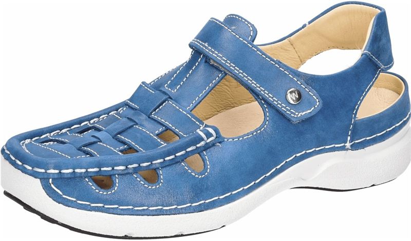 Wolky - 07204 Rolling Sun - Sandalen - Zwart - Leer