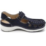 Wolky - Rolling Sun - Dames Mocassins - Blauw - Lichtgewicht - Flexibel