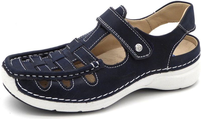 Wolky - Rolling Sun - Dames Mocassins - Blauw - Lichtgewicht - Flexibel