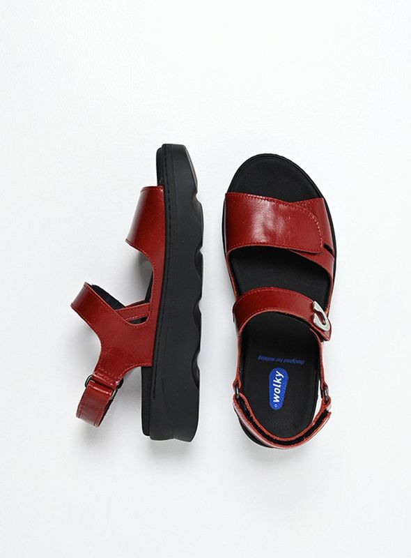 Wolky - 02350 Medusa - Sandalen - Zwart - Leer