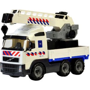 Polesie Politie Hijskraan Volvo Wit 49 Cm