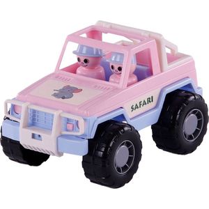Cavallino - Jeep - Roze - Met 2 Speelfiguren