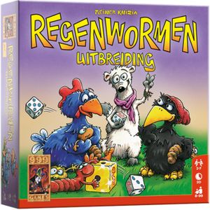 999 Games - Regenwormen - Uitbreiding Dobbelspel - Spelcomponenten