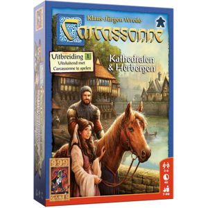 999 Games - Carcassonne: Kathedralen & Herbergen - Uitbreiding - Bordspel