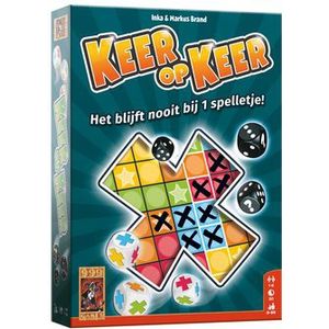 Keer op Keer - Dobbelspel - Multicolor - Karton
