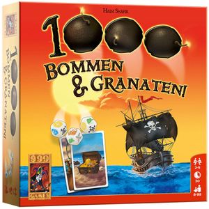 1000 Bommen en Granaten! - Dobbel zoveel mogelijk gelijke symbolen in dit piratenthema dobbelspel