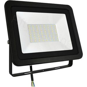Led bouwlamp 50 watt daglicht zwarte behuizing