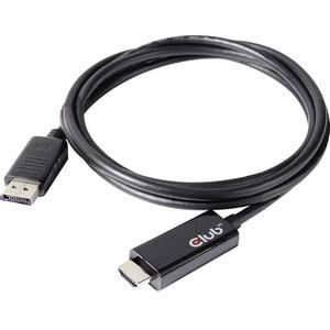 CLUB3D DisplayPort Anschlusskabel 2.00m CAC-1082 Silber [1x DisplayPort Stecker - 1x HDMI-Stecker]