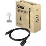 Club3D Mini DisplayPort™ auf DisplayPort™ 1.4 Verlängerungskabel 8K60Hz DSC1.2 HBR3 HDR B/St 1m