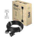 Club 3D - CAC-1220 - Videokabel - Zwart - DVI-D naar DVI-D - 10 m