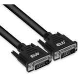 Club 3D - CAC-1220 - Videokabel - Zwart - DVI-D naar DVI-D - 10 m