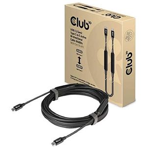 Club 3D CAC-1535 USB 3.2 GEN 2 Type-C naar C Active BI-Directional Cable 8K60HZ Data 10GBPS en PD