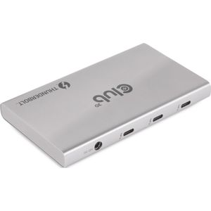 club3D CSV-1580 USB-C (USB 3.2 Gen 2) multiport hub Zilver