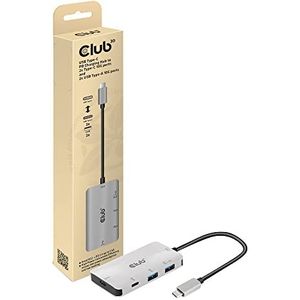 Club 3D CSV-1543 - hub - 4 poorten USB hub - 4 - Zilver