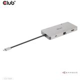Club3D USB 3.1 Gen 1-Hub 9 Poorten - Netwerkaansluiting