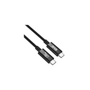 CLUB3D USB4 Gen3x2 Type-C Bi-Directional Cable 8K60Hz, Data 40Gbps, PD 240W(48V/5A) EPR M/M 1m USB I