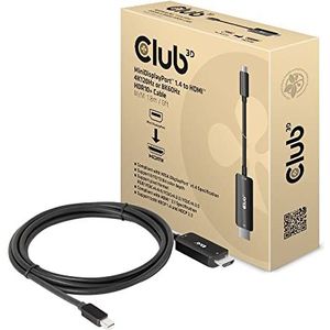 Club 3D MiniDisplayPort kabel 1.4 naar HDMI met 4K120Hz/8K60Hz HDR10+ M/M 1.8m