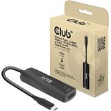Club3D CAC-1588 USB Gen2 Type-C naar HDMI™ 8K60Hz of 4K120Hz HDR10, DSC1.2, Power Delivery 3.0 Activ Adapter St./B.