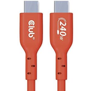 Club 3D USB2 Type-C Bi-Directional USB-IF Certified Cable Data 480Mb, PD 240W(48V/5A) EPR M/M 1m / 3.23 ft