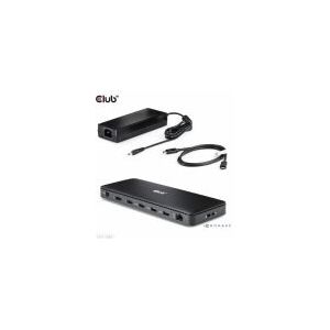 Club 3D Thunderbolt 4 Certified 11-in-1 dockingstation voor mobiel apparaat Universeel Zwart