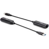 Kabel - USB 5 Gbps Type A naar RJ45 - Netwerkadapter - Zwart