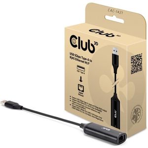 Kabel - USB 5 Gbps Type A naar RJ45 - Netwerkadapter - Zwart