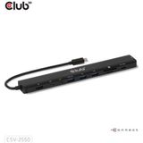 USB-C Hub - 10 Poorten - Zwart - Aluminium