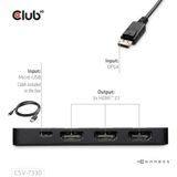 Club 3D - CSV-7330 - DisplayPort naar Triple HDMI Hub - 8K60Hz