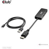 Club 3D - CSV-7330 - DisplayPort naar Triple HDMI Hub - 8K60Hz