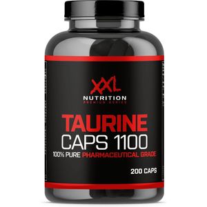 XXL Nutrition - Taurine Capsules 1100mg - Pure Taurine - Aminozuren - 200 Capsules