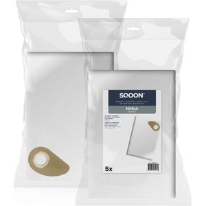SQOON® - Stofzuigerzakken geschikt voor Nilfisk Buddy II - 5 stuks