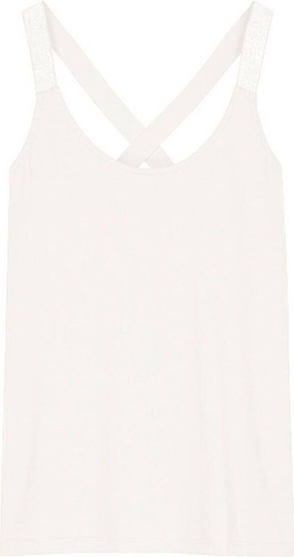 Summum Woman, Dames, Tops, Wit, Maat: S Katoen,