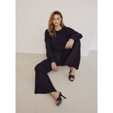 Marseille-7890 Puffy sleeve sweater basic knit (7s5650)