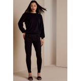 Marseille-7890 Puffy sleeve sweater basic knit (7s5650)