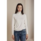 Summum Woman - Coltrui - Ecru - Turtle Neck - Basic Knit
