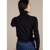 Summum Woman - Turtle Neck - Sweater - Zwart - Knit