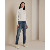 Summum - Venus-5125 - Tapered Fit Jeans - Donkerblauw - Stretchdenim