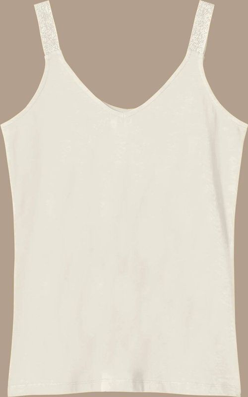 Summum Woman, Dames, Tops, Beige, Maat: S Katoen,