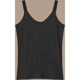 Summum - Nice - Spaghetti Top - Zwart - Katoenmix - 2-zijdig te Dragen